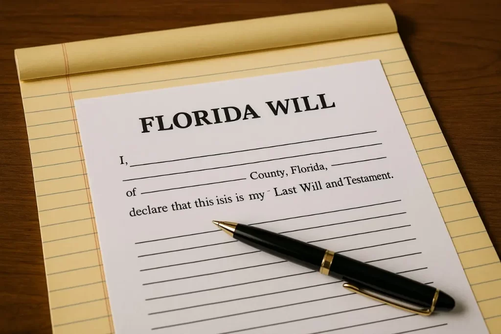 Updating a will after sudden death in Florida