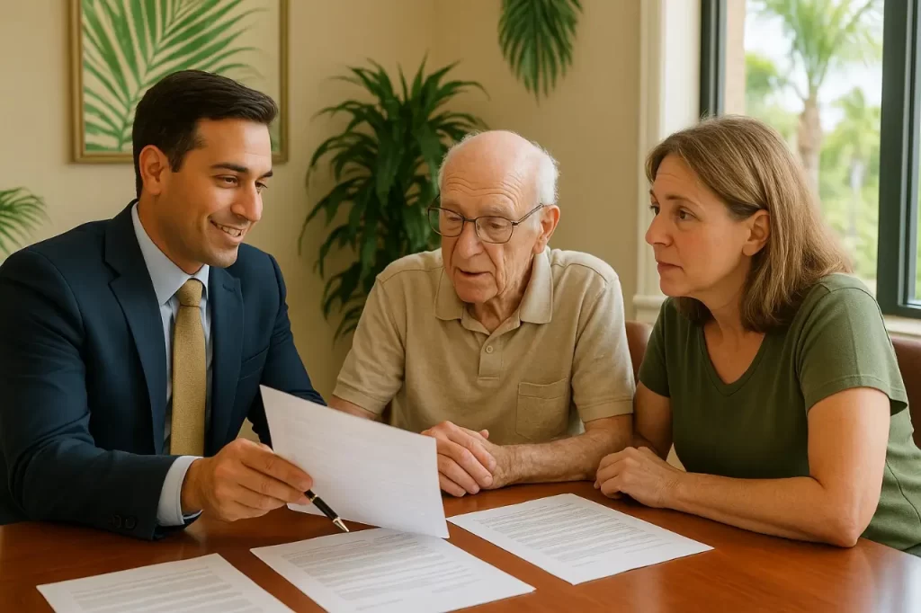 Attorney helping estate planning for disease in florida