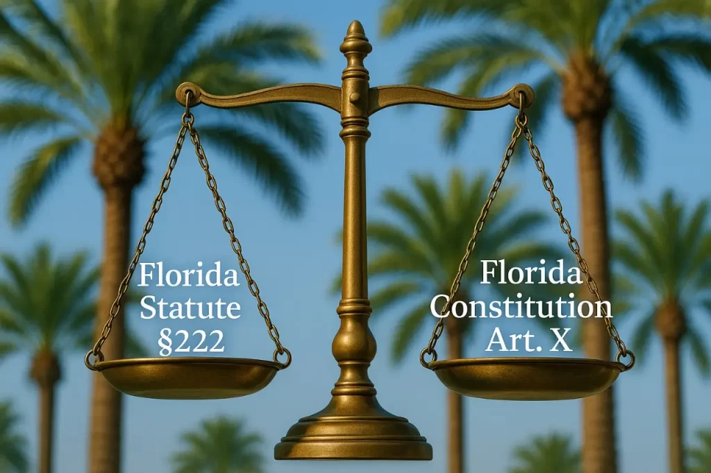 Florida laws supporting asset protection trusts and exemptions